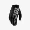 100% 100% (MX24) Gloves - Youth - Brisker - Black
