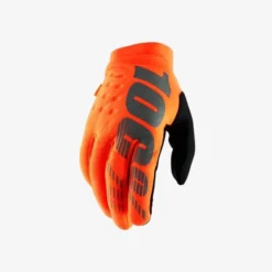 100% 100% (MX24) Gloves - Youth - Brisker - Fluo Orange