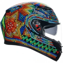 AGV AGV (2023) Helmet - K3 Rossi Winter Test 2018 (Mosaic) -Bicycle Equipment Store agv 2023 helmet k3 rossi winter test 2018 mosaic p24925 268245 medium