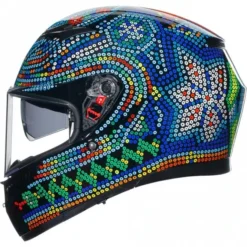 AGV AGV (2023) Helmet - K3 Rossi Winter Test 2018 (Mosaic) -Bicycle Equipment Store agv 2023 helmet k3 rossi winter test 2018 mosaic p24925 268246 medium