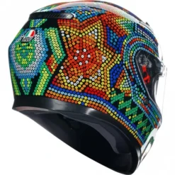 AGV AGV (2023) Helmet - K3 Rossi Winter Test 2018 (Mosaic) -Bicycle Equipment Store agv 2023 helmet k3 rossi winter test 2018 mosaic p24925 268247 medium