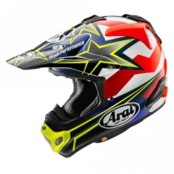 Arai Arai (MX23) Helmet - MX-V - STARS & STRIPES - Fluo Yellow/Red/White/Blue