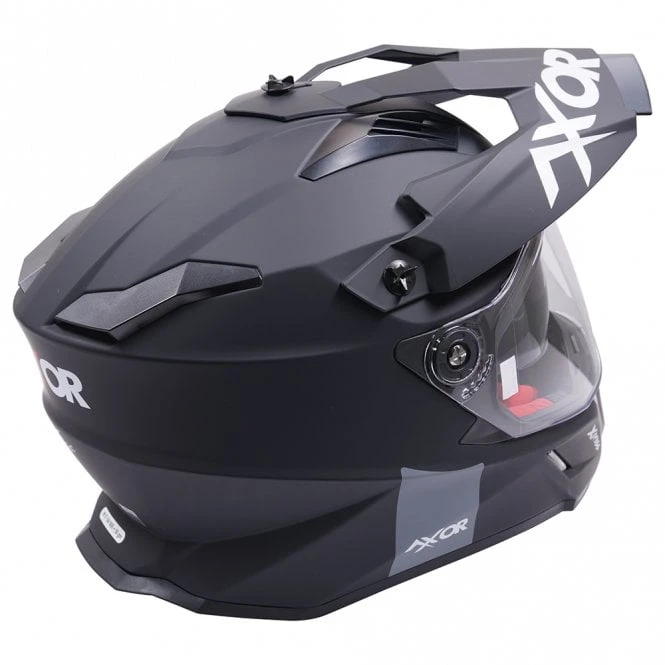Axor Axor (2024) Helmet - X-Cross Adventure - Matt Black 2 Axor Axor (2024) Helmet - X-Cross Adventure - Matt Black - Image 2