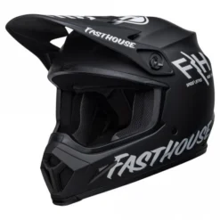 Bell Bell (MX23) Helmet - MX-9 MIPS - FASTHOUSE PROSPECT - Matte Black/White