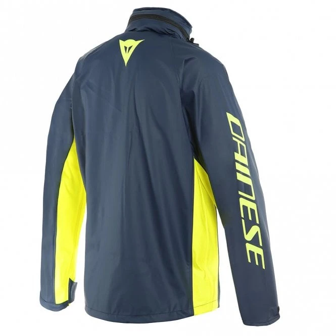 Dainese Dainese (2023) - Storm 2 Unisex Waterproof Jacket 87E - Blue/Yellow 2 Dainese Dainese (2023) - Storm 2 Unisex Waterproof Jacket 87E - Blue/Yellow - Image 2