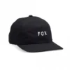 Fox Europe - Fox Fox (FA23) Hat/Cap - Womens - WORDMARK - Adjustable - Black