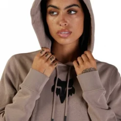 Fox Europe - Fox Fox (FA23) Hoody - Womens - FOX HEAD - Taupe -Bicycle Equipment Store fox europe fox fox fa23 hoody womens fox head taupe p26573 321867 medium
