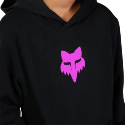 Fox Europe - Fox Fox (FA23) Hoody - Youth - LEGACY - Black/Pink -Bicycle Equipment Store fox europe fox fox fa23 hoody youth legacy black pink p26600 321904 medium