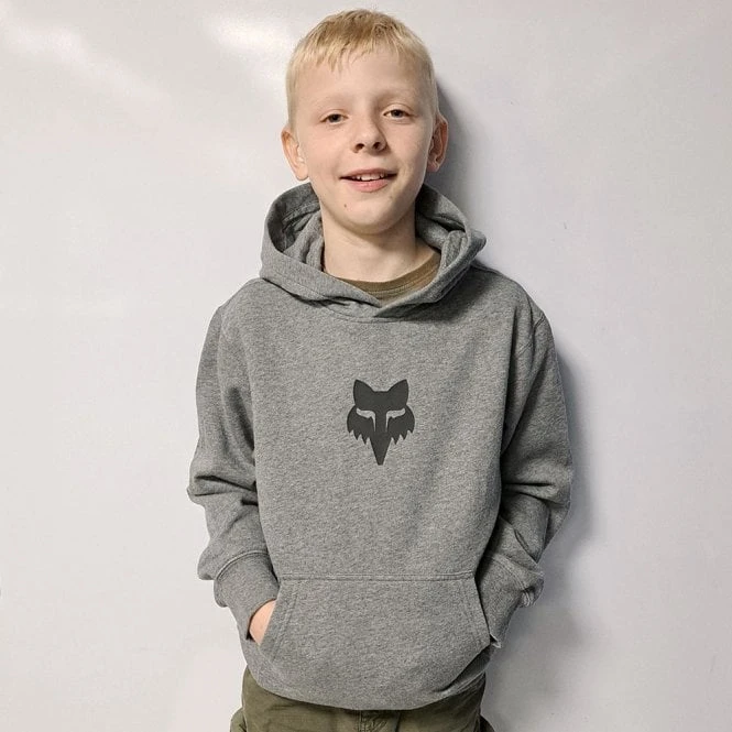 Fox Europe - Fox Fox (FA23) Hoody - Youth - LEGACY - Heather Graphite 2 Fox Europe - Fox Fox (FA23) Hoody - Youth - LEGACY - Heather Graphite - Image 2