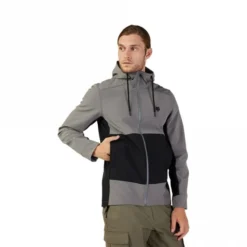 Fox Europe - Fox Fox (FA23) Jacket - PIT - Pewter/Black -Bicycle Equipment Store fox europe fox fox fa23 jacket pit pewter black p26548 327711 medium