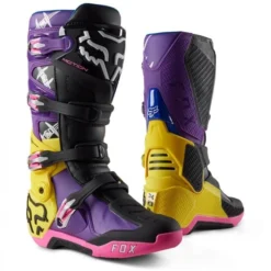 Fox Europe - Fox Fox (MX23) Boots - MOTION - SE BARB WIRE - Black/Purple/Yellow
