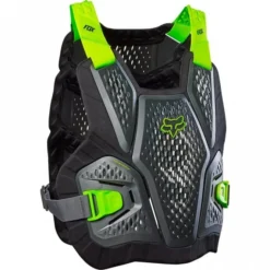 Fox Europe - Fox FOX (MX24) Armour - Chest - Raceframe Soft Back D3O (Dark Shadow/Fluo Yellow)