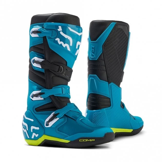 Fox Europe - Fox FOX (MX24) Boots - COMP (Blue/Yellow) 1 Fox Europe - Fox FOX (MX24) Boots - COMP (Blue/Yellow)
