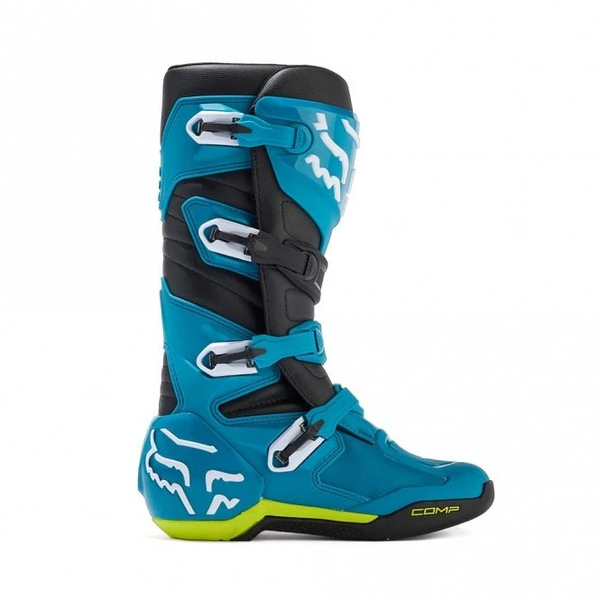 Fox Europe - Fox FOX (MX24) Boots - COMP (Blue/Yellow) 2 Fox Europe - Fox FOX (MX24) Boots - COMP (Blue/Yellow) - Image 2