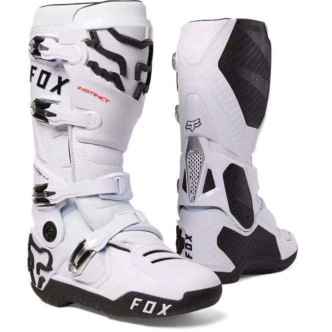 Fox Europe - Fox FOX (MX24) Boots - INSTINCT 2.0 (White) 1 Fox Europe - Fox FOX (MX24) Boots - INSTINCT 2.0 (White)