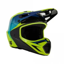 Fox Europe - Fox Fox (MX24) Helmet - Youth - V3 - STREAK - Black/Fluo Yellow