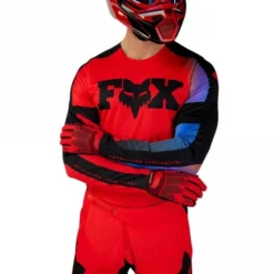 Fox Europe - Fox FOX (MX24) Jersey - 360 Streak (Flo Red) -Bicycle Equipment Store fox europe fox fox mx24 jersey 360 streak flo red p26231 326654 medium