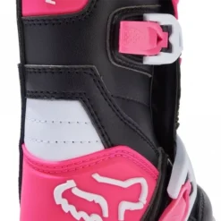 Fox Europe - Fox FOX (MX24) Kids Boots - COMP Pee Wee (Black/Pink) -Bicycle Equipment Store fox europe fox fox mx24 kids boots comp pee wee black pink p26503 325415 medium