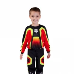 Fox Europe - Fox Fox (MX24) Pant - Pee Wee/Kids - 180 - BALLAST (Black/Red/Fluo Yellow)