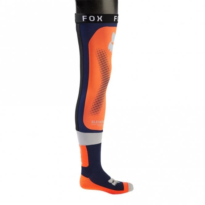 Fox Europe - Fox FOX (MX24) Socks - FlexAir (Fluo Orange/Navy) 1 Fox Europe - Fox FOX (MX24) Socks - FlexAir (Fluo Orange/Navy)
