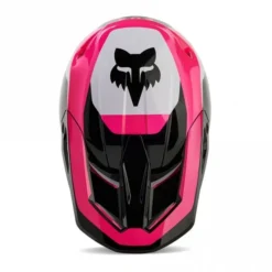 Fox Europe - Fox FOX (MX24) Youth Helmet - V1 Nitro (Black/Pink) -Bicycle Equipment Store fox europe fox fox mx24 youth helmet v1 nitro black pink p26322 327199 medium