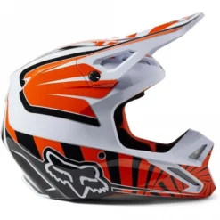 Fox Europe - Fox Fox (SALE) Helmet - V1 MIPS - GOAT - Orange/White -Bicycle Equipment Store fox europe fox fox sale helmet v1 mips goat orange white p24044 299147 medium