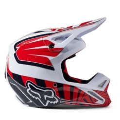 Fox Europe - Fox Fox (SALE) Helmet - V1 MIPS - GOAT - Red/Navy/White -Bicycle Equipment Store fox europe fox fox sale helmet v1 mips goat red navy white p24043 299191 medium
