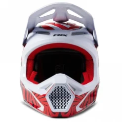 Fox Europe - Fox Fox (SALE) Helmet - V1 MIPS - GOAT - Red/Navy/White -Bicycle Equipment Store fox europe fox fox sale helmet v1 mips goat red navy white p24043 299193 medium