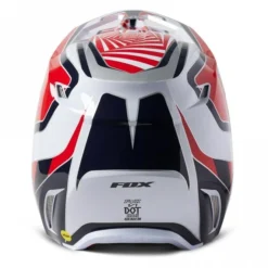 Fox Europe - Fox Fox (SALE) Helmet - Youth - V1 MIPS - GOAT - Red/Navy/White -Bicycle Equipment Store fox europe fox fox sale helmet youth v1 mips goat red navy white p24075 299771 medium