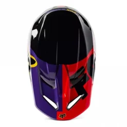 Fox Europe - Fox Fox (SALE) Helmet - Youth - V1 MIPS - XPOZR - Red/Black/Purple/Yellow -Bicycle Equipment Store fox europe fox fox sale helmet youth v1 mips xpozr red black purple yellow p23980 299859 medium