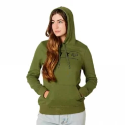 Fox Europe - Fox Fox (SALE) Hoody - Womens - PINNACLE - Army Green -Bicycle Equipment Store fox europe fox fox sale hoody womens pinnacle army green p21624 278239 medium