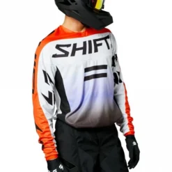 Fox Europe - Shift Shift (SALE) Jersey - White Label - FADE (White/Orange) - WAS £32
