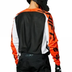 Fox Europe - Shift Shift (SALE) Jersey - White Label - FADE (White/Orange) - WAS £32 -Bicycle Equipment Store fox europe shift shift sale jersey white label fade white orange was 32 p18265 209464 medium