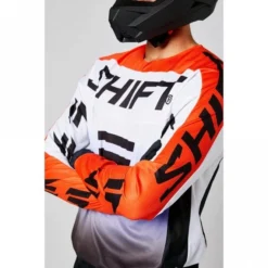 Fox Europe - Shift Shift (SALE) Jersey - White Label - FADE (White/Orange) - WAS £32 -Bicycle Equipment Store fox europe shift shift sale jersey white label fade white orange was 32 p18265 209465 medium