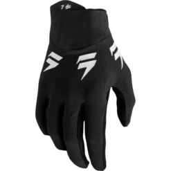 Fox Europe - Shift Shift (SALE) Youth Gloves - White Label - TRAC (Black/White) WAS £22