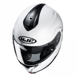 HJC HJC (2023) Helmet - C91 Flip Plain (White) -Bicycle Equipment Store hjc 2023 helmet c91 flip plain white p25630 315373 medium
