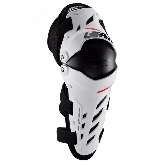 Leatt Leatt (MX24) Armour - Knee - Dual Axis - White/Black/Red 1 Leatt Leatt (MX24) Armour - Knee - Dual Axis - White/Black/Red