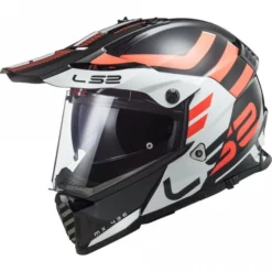 LS2 LS2 (2023) Helmet - MX436 Pioneer Evo Adventurer (Black/White/Orange)