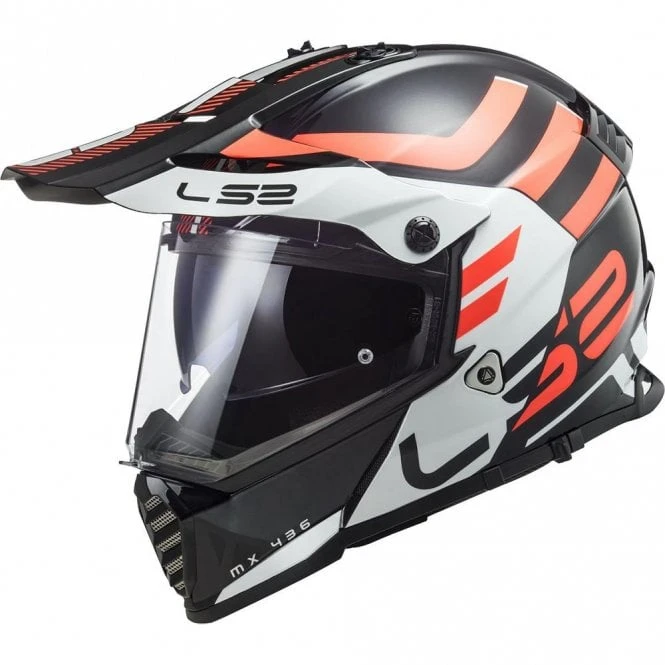 LS2 LS2 (2023) Helmet - MX436 Pioneer Evo Adventurer (Black/White/Orange) 1 LS2 LS2 (2023) Helmet - MX436 Pioneer Evo Adventurer (Black/White/Orange)