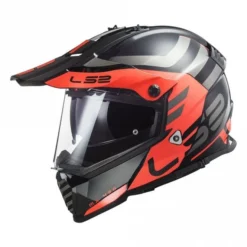 Bicycle Equipment Store 26 LS2 LS2 (2023) Helmet - MX436 Pioneer Evo Adventurer (Matt Black/Orange)