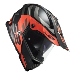 LS2 LS2 (2023) Helmet - MX436 Pioneer Evo Adventurer (Matt Black/Orange) -Bicycle Equipment Store ls2 2023 helmet mx436 pioneer evo adventurer matt black orange p19921 217853 medium