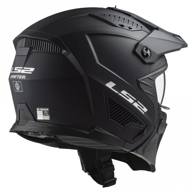 LS2 LS2 (2023) Helmet - OF606 Drifter - Matt Black 4 LS2 LS2 (2023) Helmet - OF606 Drifter - Matt Black - Image 4