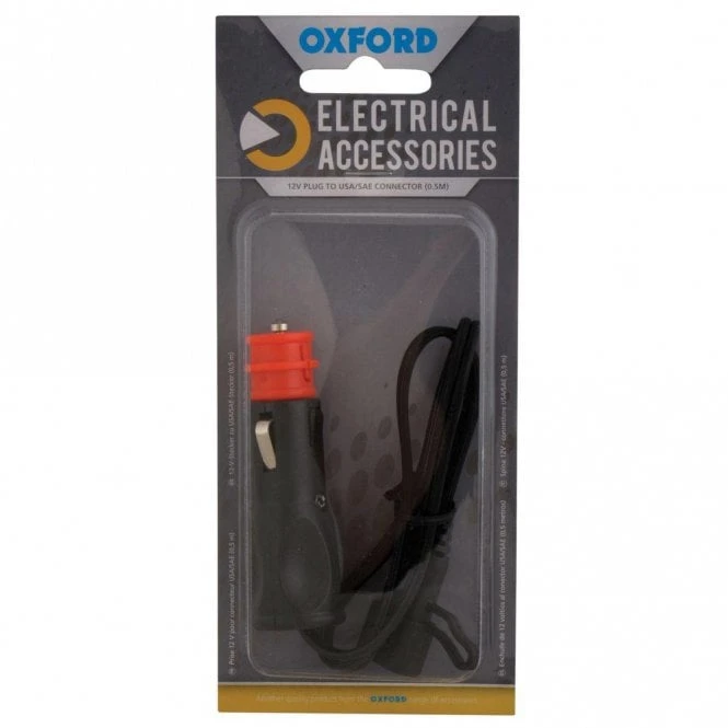 Oxford Products Oxford - 12VCigarette Lead To SAE Connector (0.5MTR) (EL106) 1 Oxford Products Oxford - 12VCigarette Lead To SAE Connector (0.5MTR) (EL106)