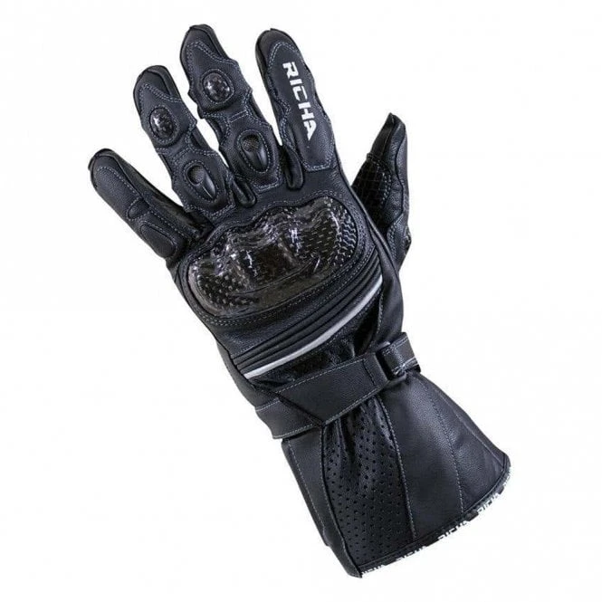 Richa Richa (2023) Gloves - Ravine (Black) 1 Richa Richa (2023) Gloves - Ravine (Black)