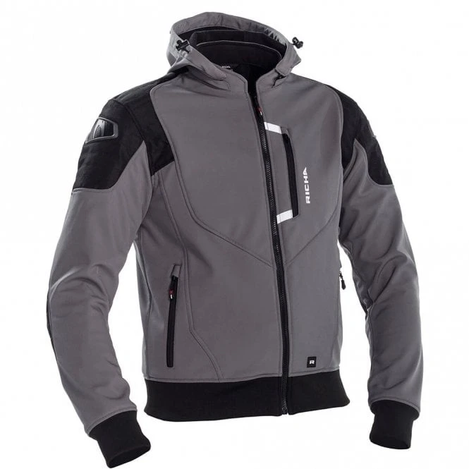 Richa Richa (2023) Hoodie - Atomic Soft Shell (Grey) 1 Richa Richa (2023) Hoodie - Atomic Soft Shell (Grey)