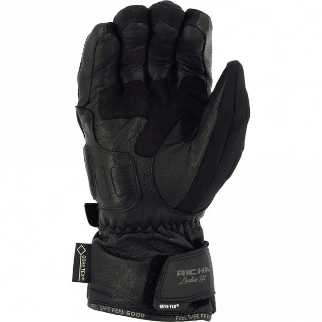 Richa Richa (2023) Ladies Gloves - Diana Gore-Tex (Black) 2 Richa Richa (2023) Ladies Gloves - Diana Gore-Tex (Black) - Image 2