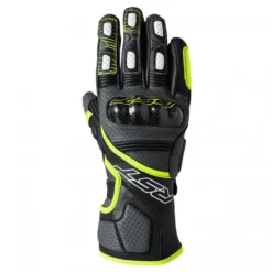 RST RST (2023) Gloves, Leather - Fulcrum CE (Grey/Fluo Yellow/Black)