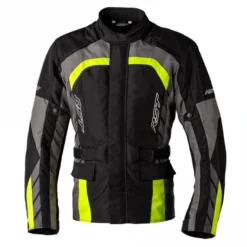 RST RST (2023) Jacket - Alpha 5 CE Textile (Black/Flo Yellow)