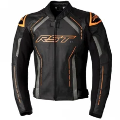 RST RST (2023) Jacket, Leather - S-1 CE (Black/Orange)