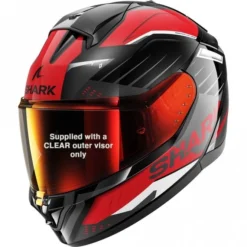 Shark Shark (2023) Helmet - Ridill 2 Bersek (Black/Red/White)